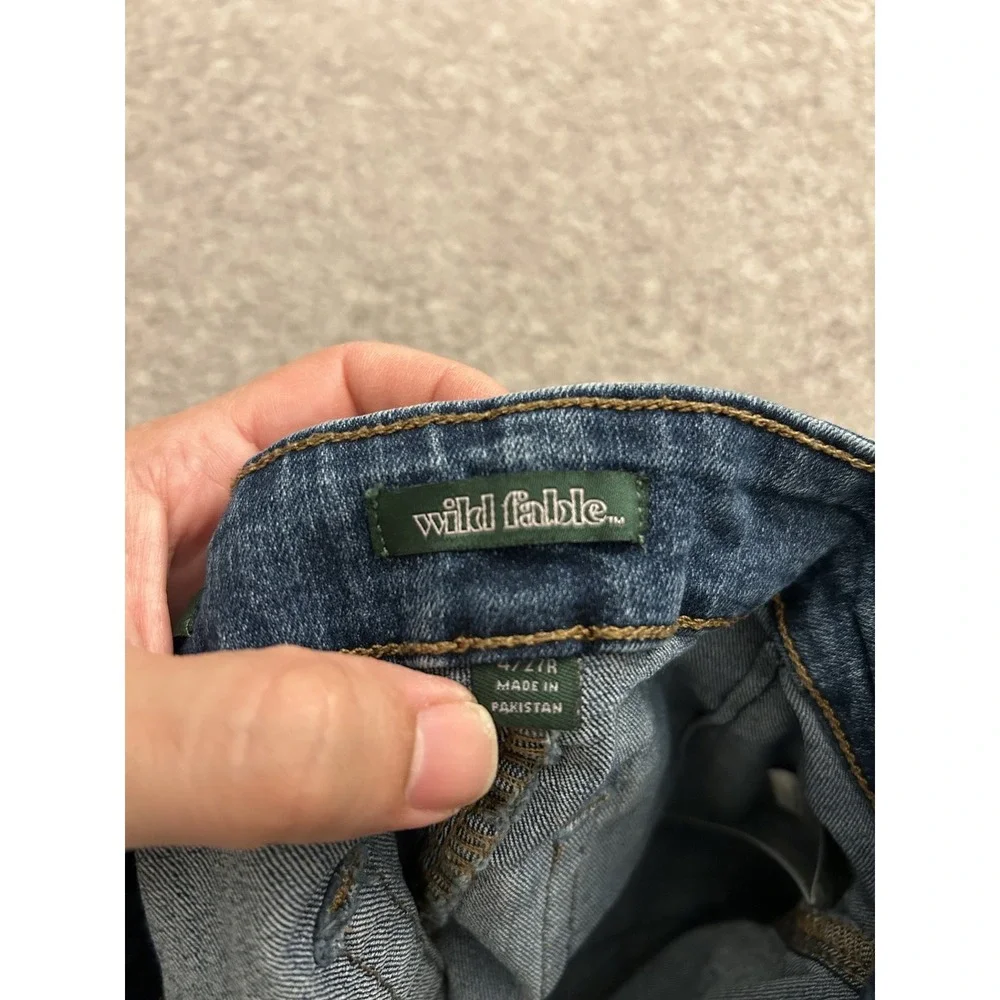 Wild Fable Denim Shorts Womens 4/27R Dark Wash Excellent‎ High Rise Stretch